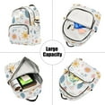 thumbnail image 5 of FORMRS Mini Backpack Purse for Women Travel Daypack Casual Shoulder Bag, Cartoon Doodles, 5 of 7