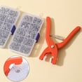 thumbnail image 2 of Sylvtty Metal Snaps Buttons with Fastener Pliers Press Tool Kit Ergonomic Design Easy to Use Sewing-free Fabric Snaps Clothing Snaps, 2 of 7