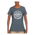 thumbnail image 2 of Wild Bobby, Grandpa Man Myth Legend Funny Dad Uncle Papa Dad Gift, Father's Day, Women Graphic Tee, Charcoal, 3X-Large, 2 of 4
