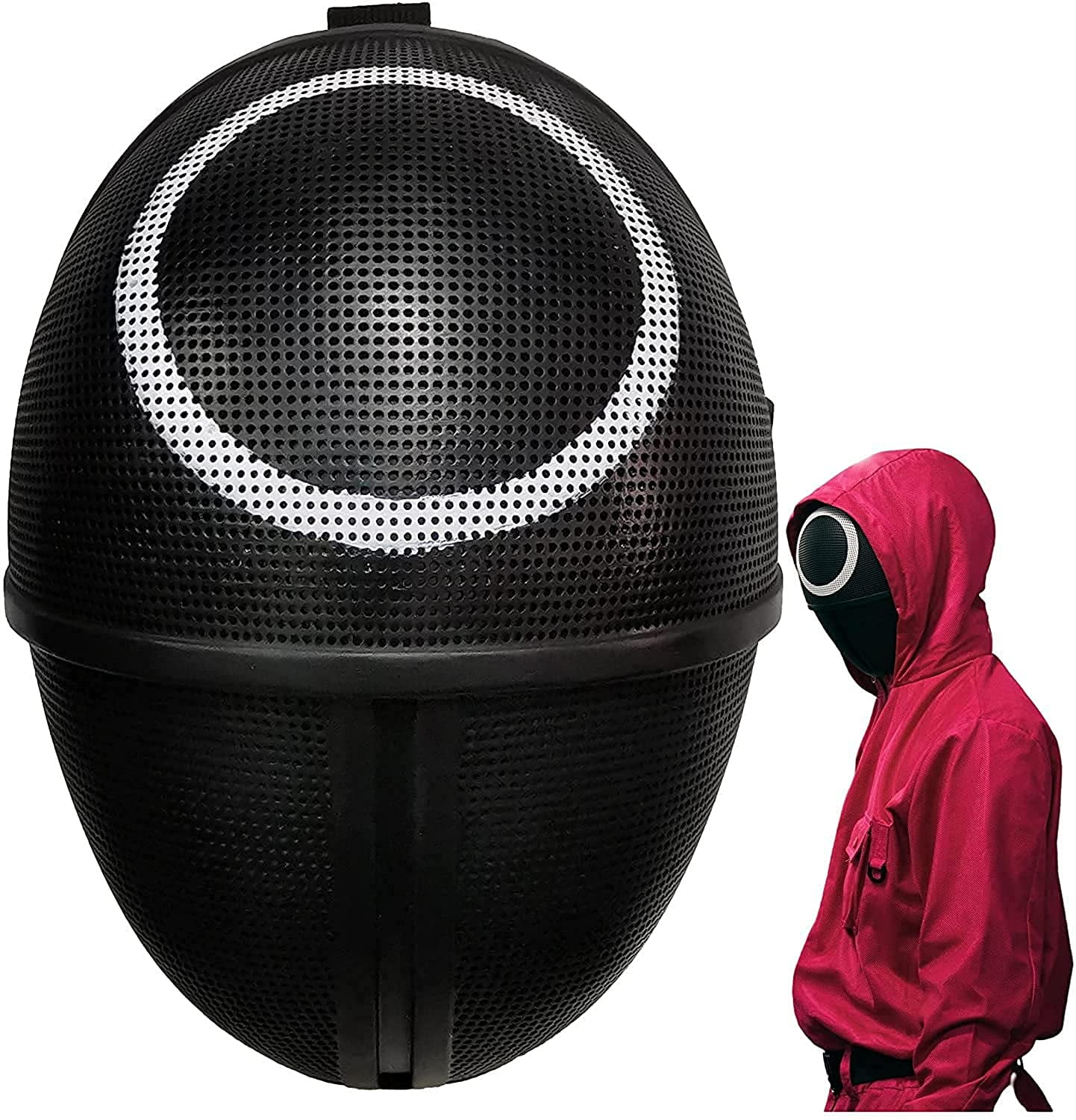 Squid Game Mask Man, Halloween Mask Squid Game Costume 2021 TV Cosplay