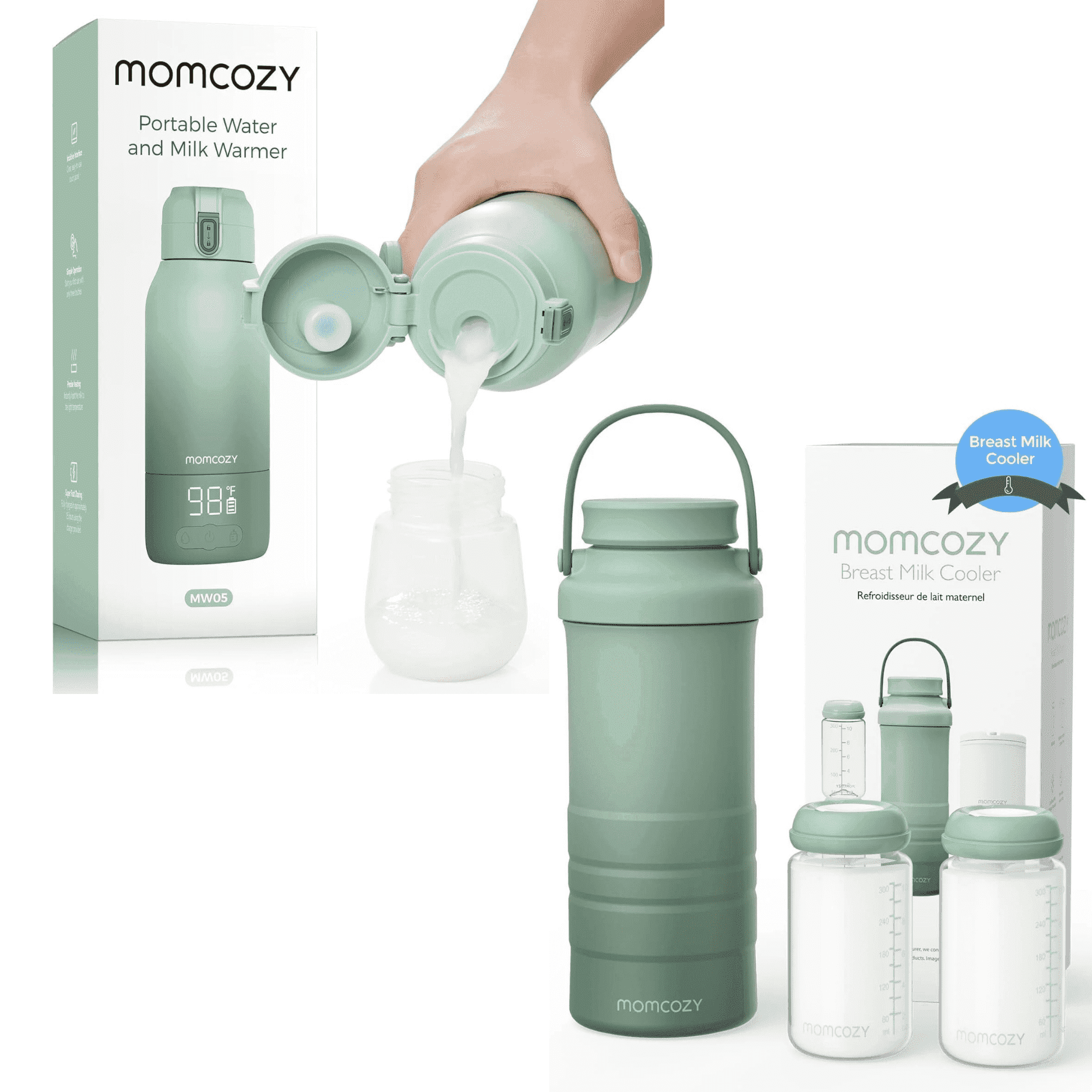 弁当箱・水筒 Mom cozy portable water and milk warmer Momcozy Portable Milk Warmer for Travel – Dual Heating Modes for