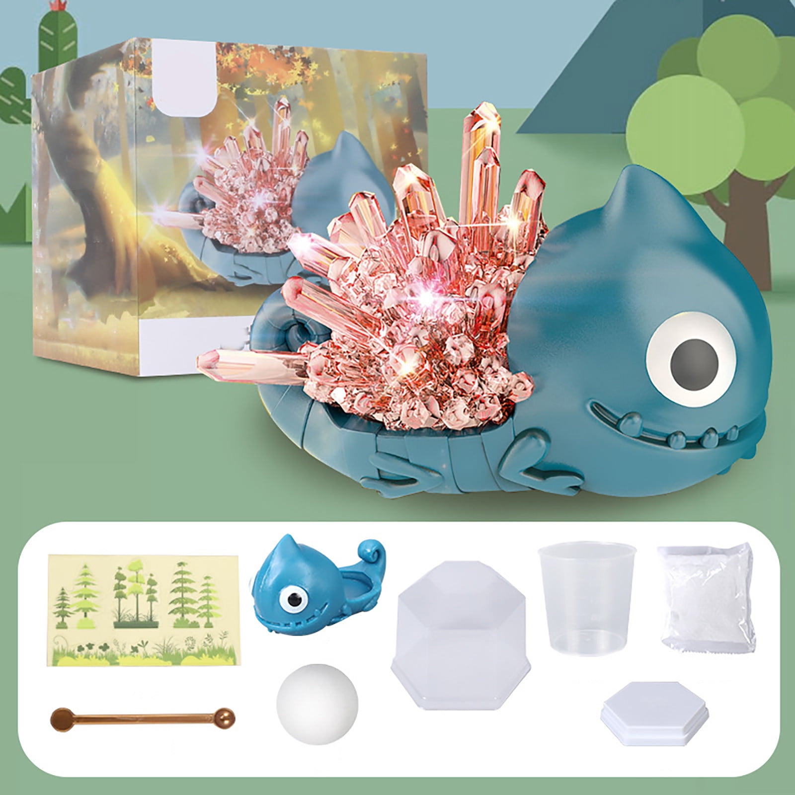Animal Crystal Growing Kit For Kids Science Kits For Kids Grow Crystal  Science Experiments Toys DIY Projects Learning & Educatio 