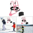 thumbnail image 4 of Arnés de esquí iños Correa de hombro para patinaje de seguridad para en monopatín Entrenamiento de snowboard Esquí Halter de Rosado Macarena Arnés de esquí para niños, 4 of 7