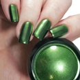 thumbnail image 1 of Polvo Glitter para Nail Art Vonrui Chrome Verde Espejo, 1 of 8