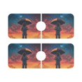 thumbnail image 7 of Yayeee Faucet Mat for Kitchen Sink 14.7" Diatomite Long Splash Guard Pad, Astronaut at Dawn, 2 Pack, 7 of 7