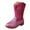 Z2-Pink, variant on Quealent Girls Cowgirl Boots Unisex-Child Mid Calf Glitter Toddler Cowboy Boot Little Big Kids Western Riding Shoes Gold for Size 3