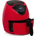 thumbnail image 2 of Deco Chef DAIRFRRED 3.7QT Freidora de aire digital eléctrica sin aceite para freír saludablemente Rojo (renovado), 2 of 5
