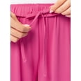 thumbnail image 4 of Fruit of the Loom Women's 360 Stretch Drop Shoulder Tee and Wide Leg Pajama Set, S-4X, 4 of 11