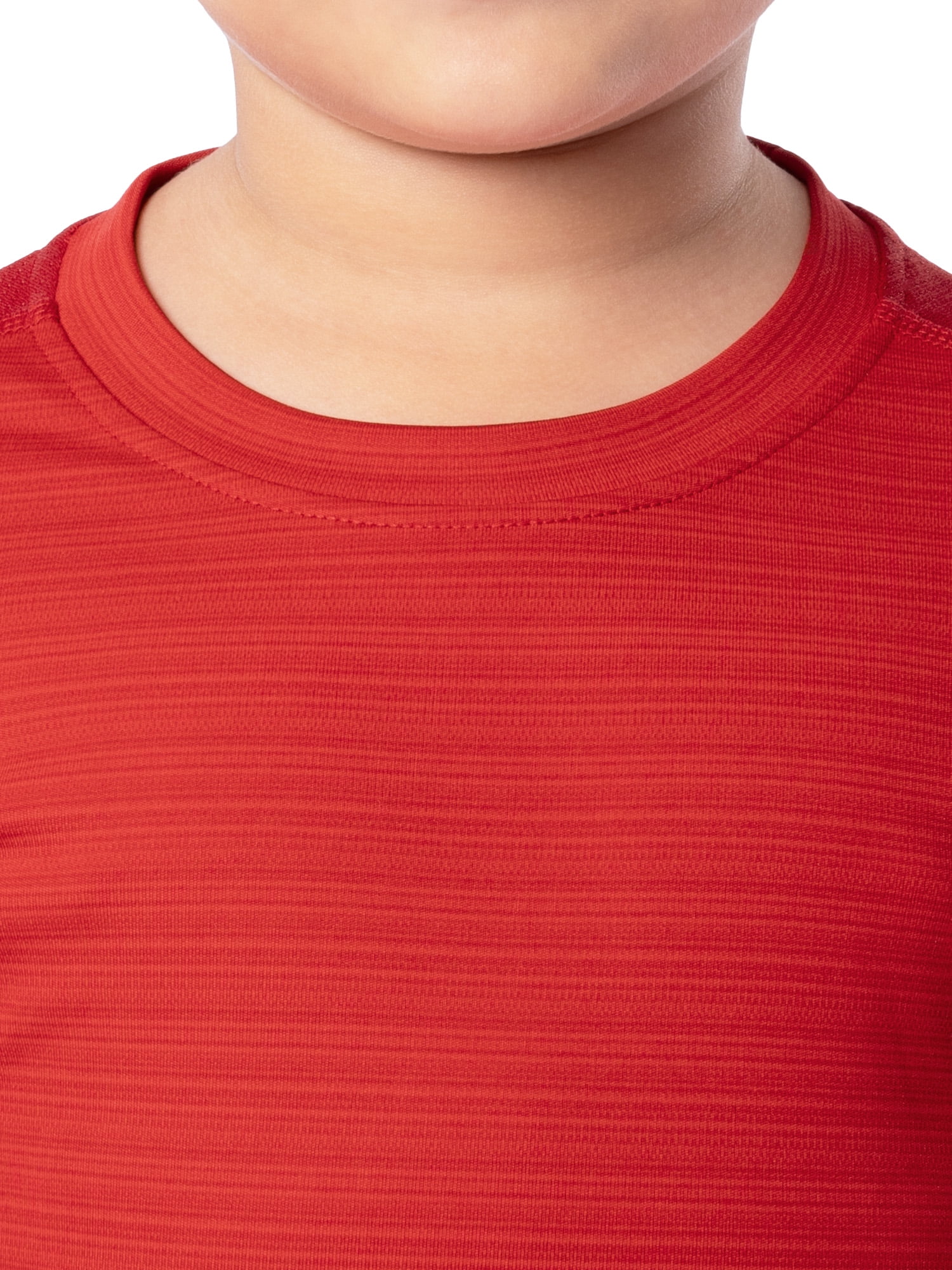 Athletic Works Boys Short Sleeve Core Active T-Shirt, Sizes 4-18 & Husky