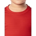 thumbnail image 5 of Athletic Works Boys Short Sleeve Core Active T-Shirt, Sizes 4-18 & Husky, 5 of 9