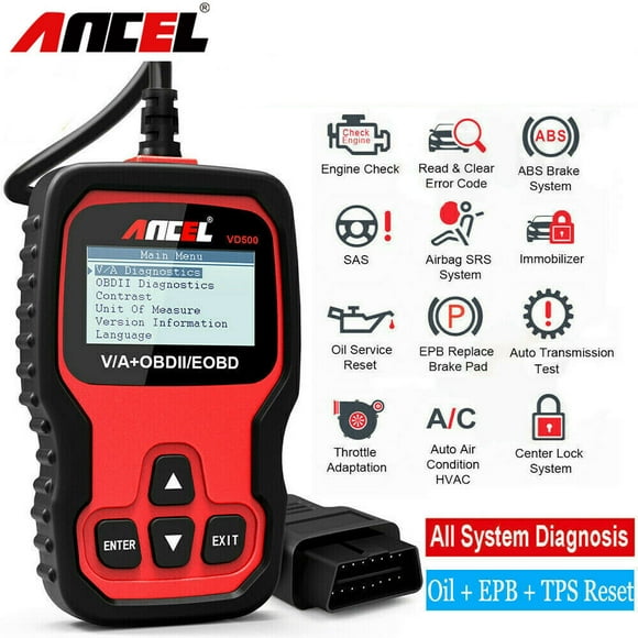 ANCEL VD500 OBD2 Scanner Code Reader Automotive Car Diagnostic Tool fit for VW/fit for Audi