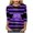 Purple_1, variant on Godom Womens 3/4 Sleeve Shirts 2025 Fall Tunic Tops Crewneck Blouses Halloween Print