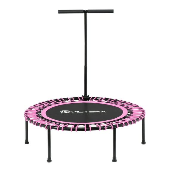 Trampolín Redondo con Agarradera Altera rosa TRBR-01