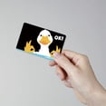 thumbnail image 5 of Rectangle PVC Plastic Waterproof Card Stickers Self-adhesion Card Skin for Bank Card Decor Duck 186x137mm DIY, 5 of 6