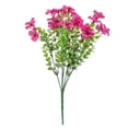 thumbnail image 2 of MMJ Artificial Flowers Bouquet Set of 2 Faux Outdoor UV Resistant for Patio Garden Porch Decor, 2 of 5