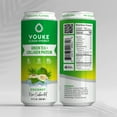 thumbnail image 3 of Vouke Coconut Green Tea + Collagen Clean Energy Drink - Non-Carbonated - 80mg Caffeine from Green Tea and matcha, Zero Sugar, 10 Calories (12FL OZ - 12 Pack), 3 of 6