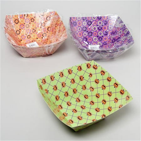 RGP G89989 Paper Party Bowl, 3 Assort Halloween, Pack Of 48