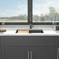 thumbnail image 5 of Quartz Kitchen Sink - 28" x 19" x 9.65" Black granite composite Workstation undermount kitchen sink, 5 of 8