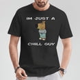 thumbnail image 2 of Chill Guy Meme Funny Internet Meme Graphic T-Shirt – Casual Cool Humor Tee for Men and Women, 2 of 3