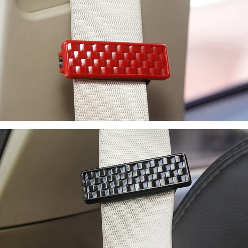 2pcs Protable Universal Car Seat Safety Belt Antislip Clip Vehicle Adjustable Holder Slip