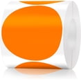 thumbnail image 1 of Pack of 500 Round Color Coding Circle Dots Stickers Labels (3", Orange), 1 of 7