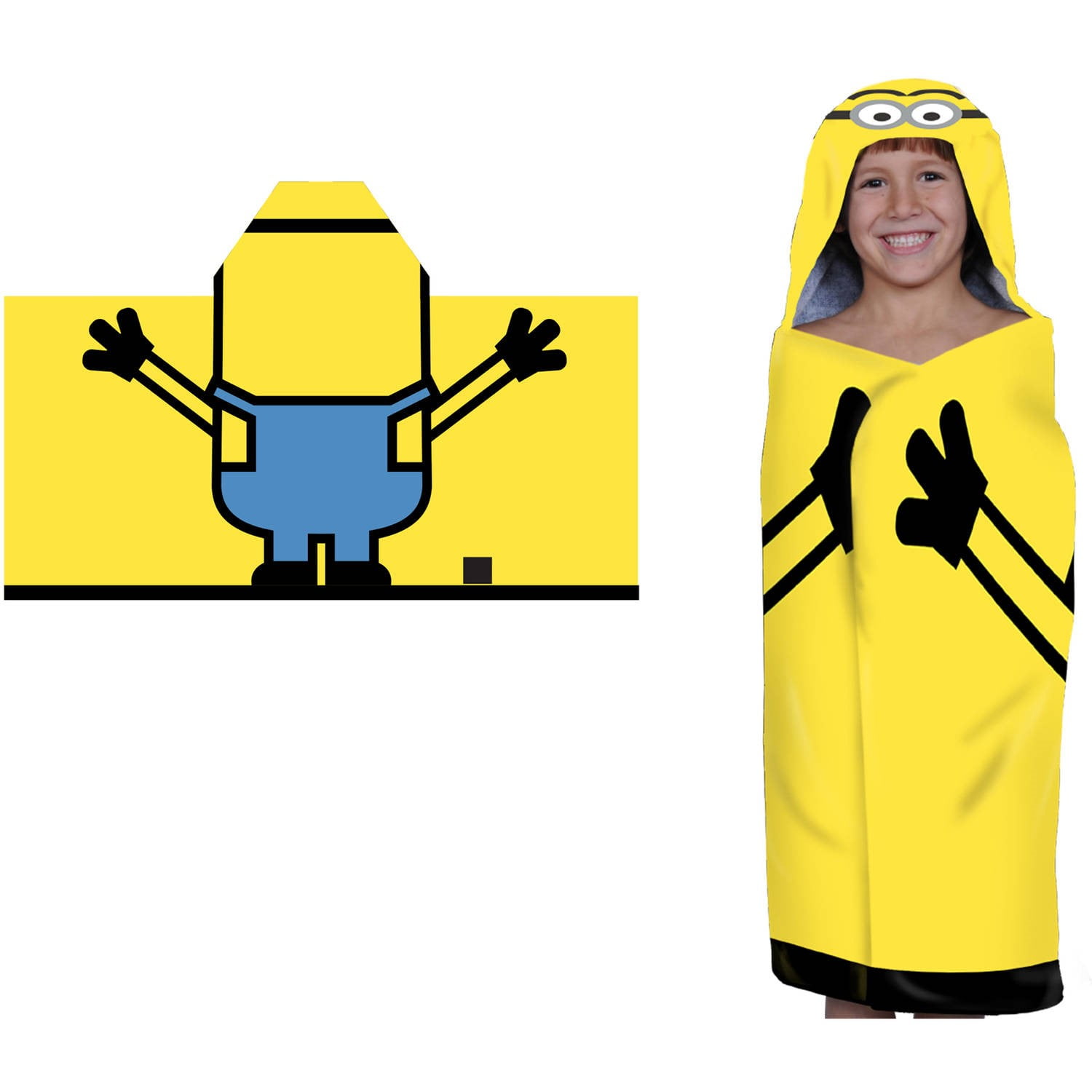 Despicable Me Minions Hooded Bath Towel, 1 Each