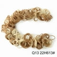 thumbnail image 1 of XmhyTop-A Moño grande de 80 cm, moño y donut, fibra de alta temperatura para recogidos naturales, ideal para cabello grueso o fino y peinados de boda, H08, 1 of 5