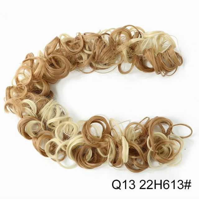XmhyTop-A Moño grande de 80 cm, moño y donut, fibra de alta temperatura para recogidos naturales, ideal para cabello grueso o fino y peinados de boda, H08