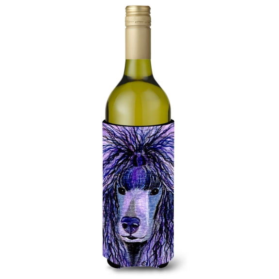 Caroline's Treasures SS8800LITERK Poodle Wine Bottle Hugger, Wine Bottle, multicolor