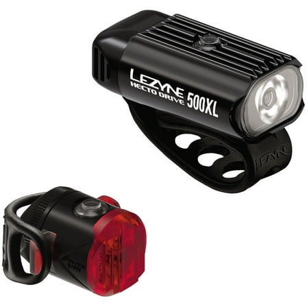 Lezyne HectoDrive 500XL/Femto USB-C Headlight/Taillight Set - Black
