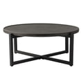 thumbnail image 4 of COSIEST Outdoor Patio 31.5" W x 12" H Dark Grey Round Metal Coffee Table Stand, 4 of 6