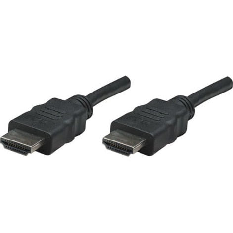Manhattan HDMI Male to Male High-Speed Shielded Cable (50-Feet, Black)