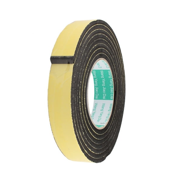 25mm Width 5mm Thickness EVA Single Side Sponge Foam Tape 3 Meters Length