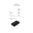 thumbnail image 5 of Conmutador KVM, conmutador USB, concentrador de controlador compartido, adaptador USB 2 de entrada y 4 de salida para computadora portátil, impresora, llave negra, negra, 5 of 5