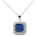 thumbnail image 3 of Cate & Chloe Londyn 18k White Gold Plated Blue Sapphire Jewelry Set with Simulated Diamonds Gift for Women, 3 of 8