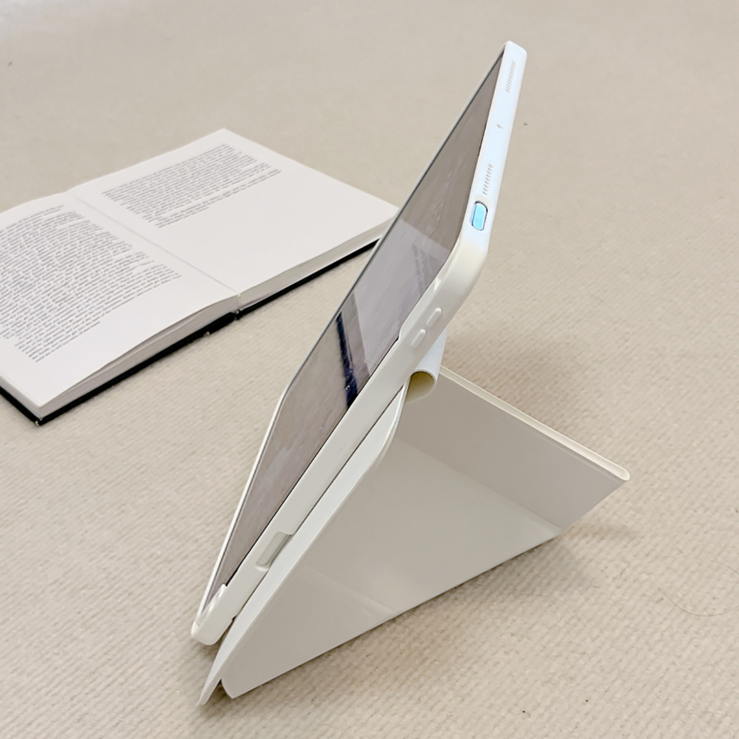 Allytechgroup Apple iPad A16 11th 10th Gen Case with Pencil Holder, Slim Magnetic Stand Cover, Auto Sleep/Wake, Trifold Protective Shell Case for Apple iPad 11th Gen 11"/ iPad 10th Gen 10.9",White