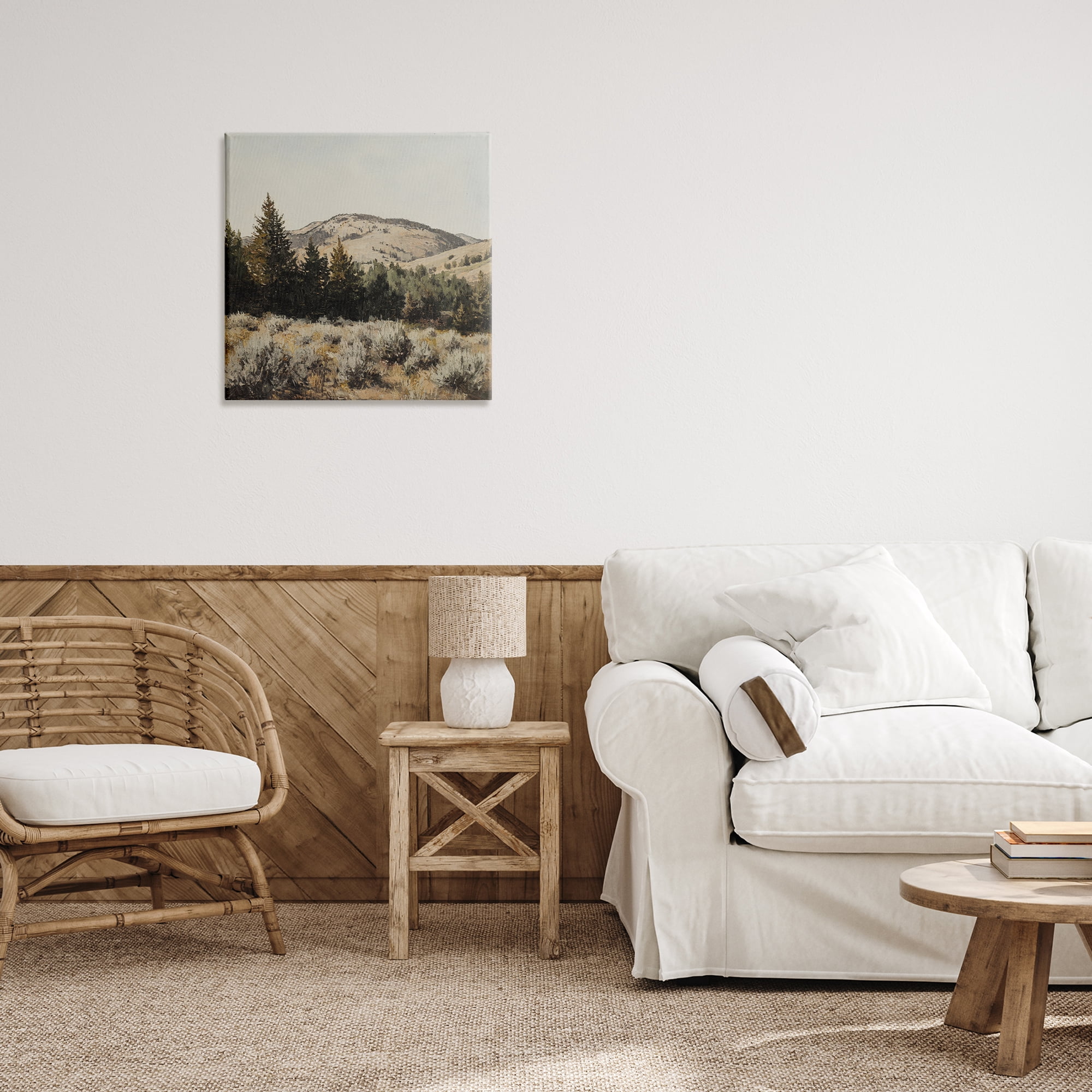 Stupell Industries Cedar Mountain View Canvas Wall Art, design by Petal Prints Design