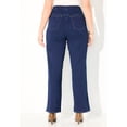 thumbnail image 2 of Catherines Women's Plus Size The Wide Leg Knit Jean, 2 of 5