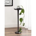 thumbnail image 4 of Mesa de bebidas Kate y Laurel Alessia Modern Black Aluminium, 4 of 8