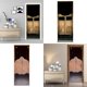 thumbnail image 4 of 3D creativo DIY pared calcomanía autoadhesivo puerta mural arte cartel puertas impermeables - UNA, 77x200cm BLESIY Pegatinas en 3D para puertas, 4 of 8