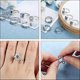 thumbnail image 4 of 6pcs Anxiety Ring Rotatable Finger Rings Stress Relief Fidget Ring Decor, 4 of 4