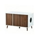 thumbnail image 3 of Cat Litter Box Enclosure, Cat Litter Box Furniture with Hidden Plug , Hidden Litter Box Furniture Washroom with Large Space, Indoor Pet House Crate Ca, 3 of 4