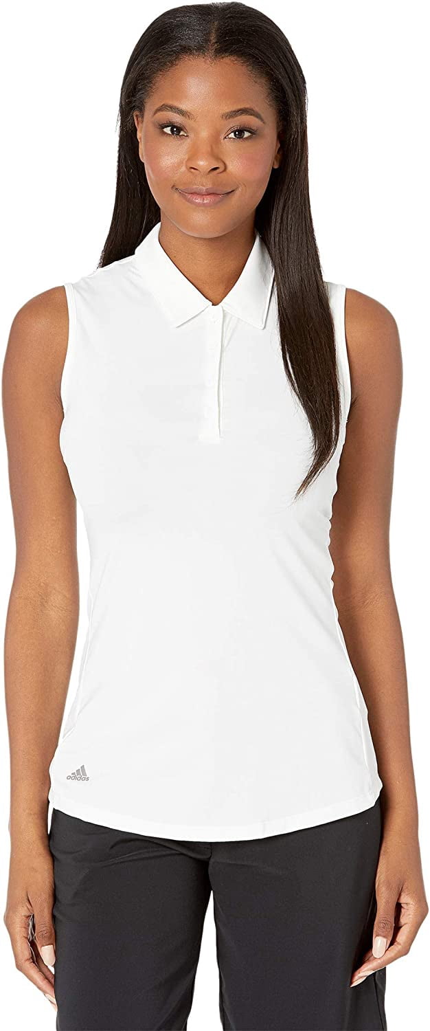 adidas women's sleeveless golf shirt