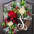 thumbnail image 4 of Christmas Wreath For Front Door Decoration Wreath Red Bow Berry Winter Wreath Hanging Artificial Christmas Garland for Home Wedding Party Outdoor Indoor Decoration, 4 of 7