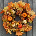 thumbnail image 2 of Calabaza de espuma Artificial, conos de pino falso, guirnalda de Hojas de arce de seda para otoño, decoración de corona de Acción de Gracias, manualidades DIY, Suppl, 2 of 4