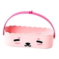 thumbnail image 2 of Cuenco Limpiador de brochas de maquillaje jinwen rosa estampado de animales, 2 of 8