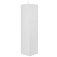 61" Tall Bathroom Corner Freestanding Storage with 2
