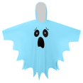 thumbnail image 6 of Gunia Kids Ghost Poncho Cape Cloak Cosplay Halloween Costume Role Play Dress-Up Outfits For Boy Girl Stage Performance Holiday Party Wear,Blue, 6 of 6