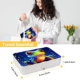 thumbnail image 5 of Frog PU Leather Jewelry Stand Bracelet Holder Organizer Box with Removable Compartment, Portable, 5 of 6