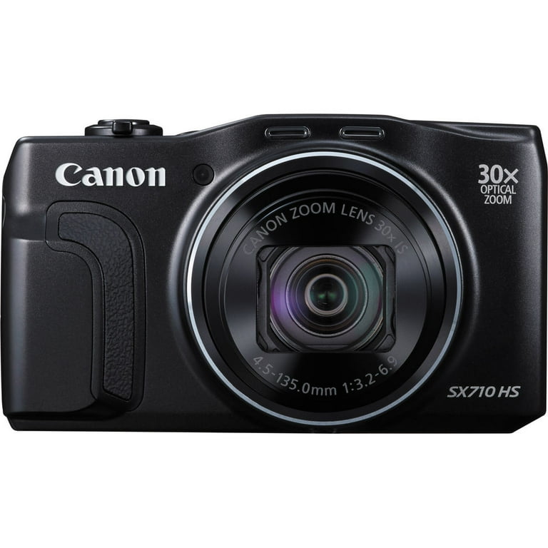 Canon PowerShot SX710 HS Digital Camera (Black) (0109C001) + 32GB